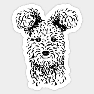 Pumi (Black and White) Sticker